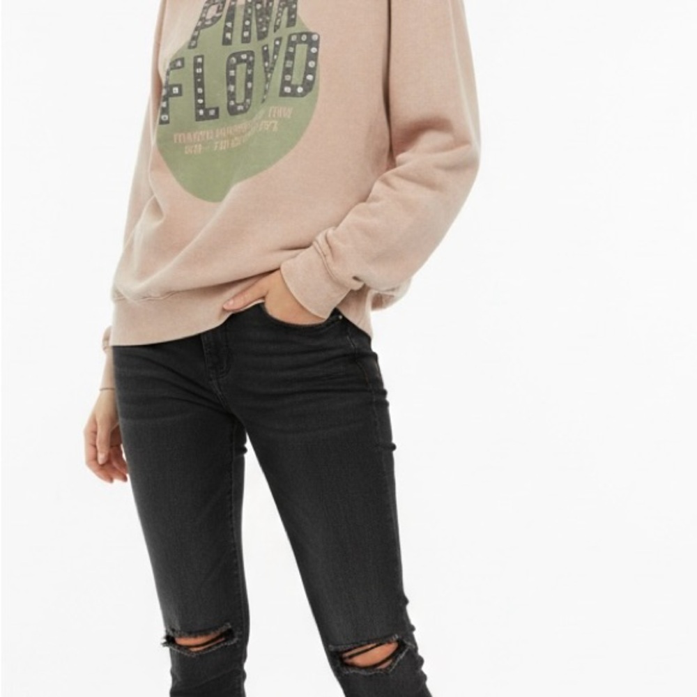 Rare Pink Floyd Live at Pompeii Studded Sweatshirt  (XL)